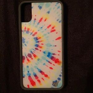 tie dye wildflower iphone c/xs case